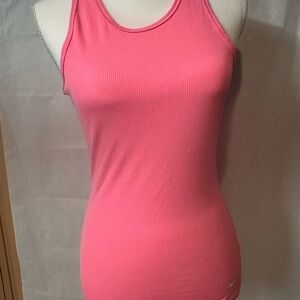 Nike Pink Fitted Sleeveless Tank Top